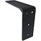 Ekena Millwork Countertop Support Steel Heavy Duty Bracket w/ Gusset, Powder Coated Black 2 1/2"W x 8"D x 6"H BKTM02X08X06CGPBL - alternate 5